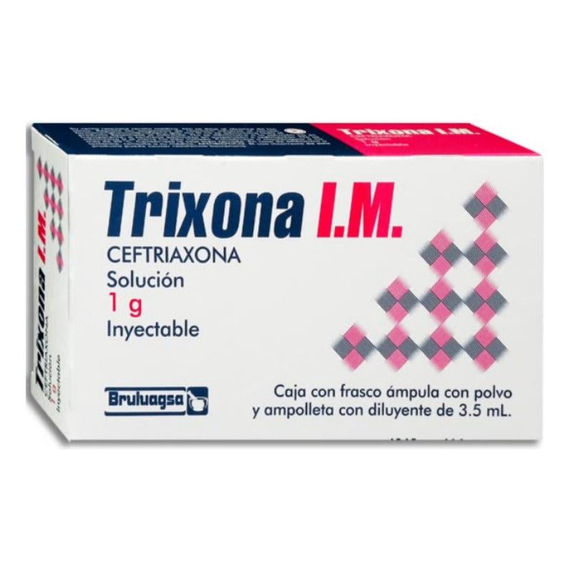 Trixona I.m. Ceftriaxona Solucion Inyectable 1g Bruluagsa®