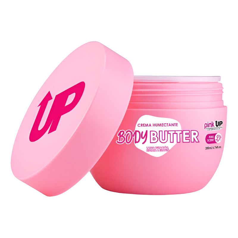 Body Butter Crema Humectante Corporal Pink Up 200ml Fragancia Pink Scent