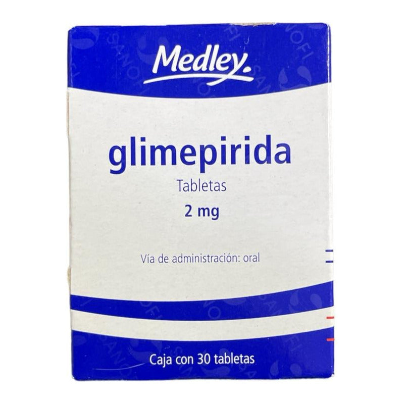 Medley Glimepirida 2mg Caja Con 30 Tabletas