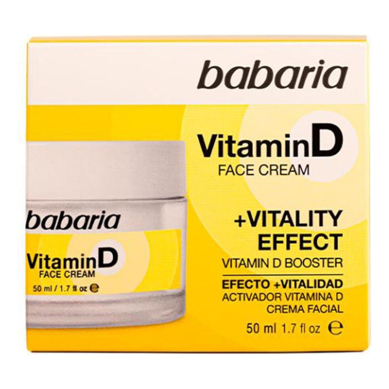 Babaria Crema Facial Vitamina D 50 Ml | Nutrición Diaria Todo Tipo De Piel