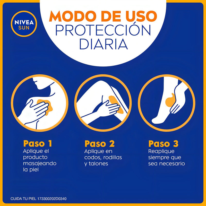 Nivea Sun Sport Bloqueador Solar 3/200ml C/u Fps50