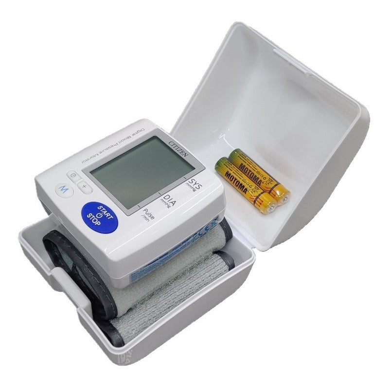 Monitor De Presión Arterial Digital De Muñeca Automático Citizen Ch-617 Blanco