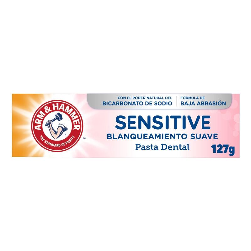Crema Dental White Sensitive Sabor A Menta 127 G Arm And Hammer