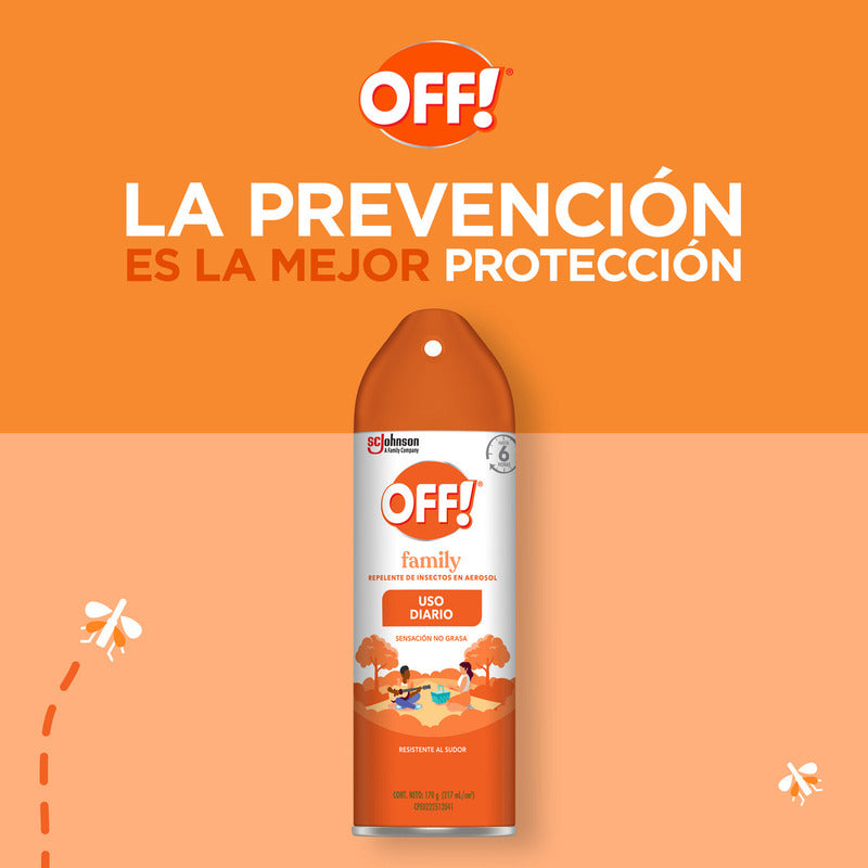 Repelente De Mosquitos En Aerosol Off! 170g