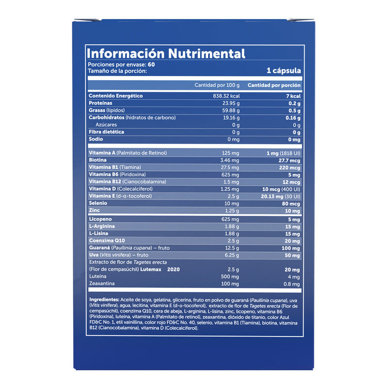 Evervital Men Suplemento Alimenticio 60 Cápsulas Na