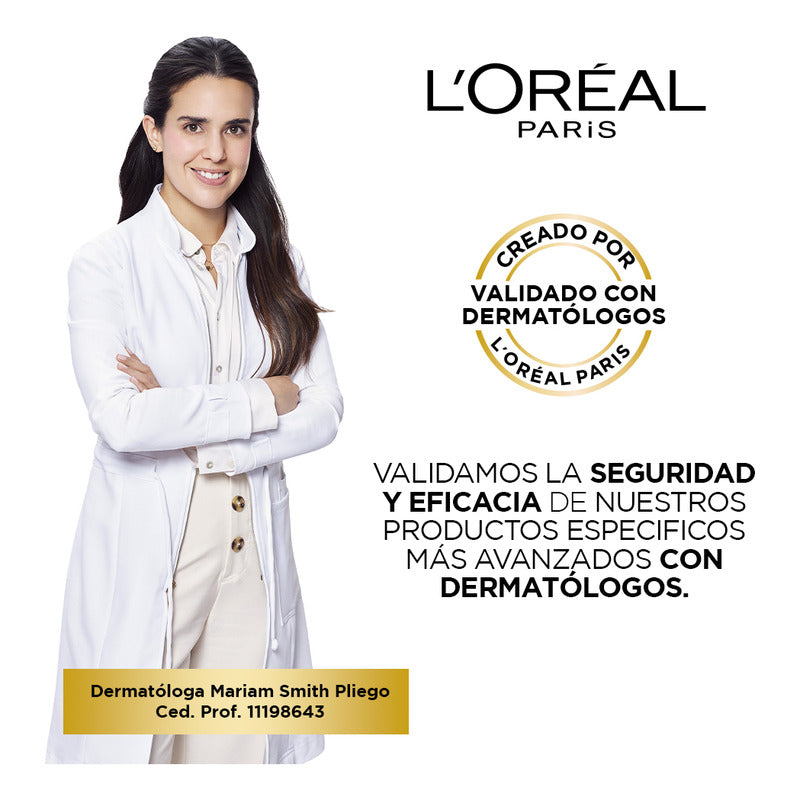 Gel Crema Noche Anti-manchas Ácido Glicólico L'oréal Paris Todo Tipo De Piel Noche