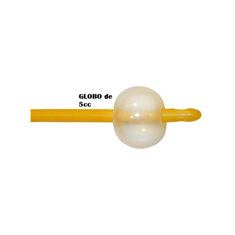 Sonda Foley De Látex Sensimedical Globo 5 Dos Vías Calibres
