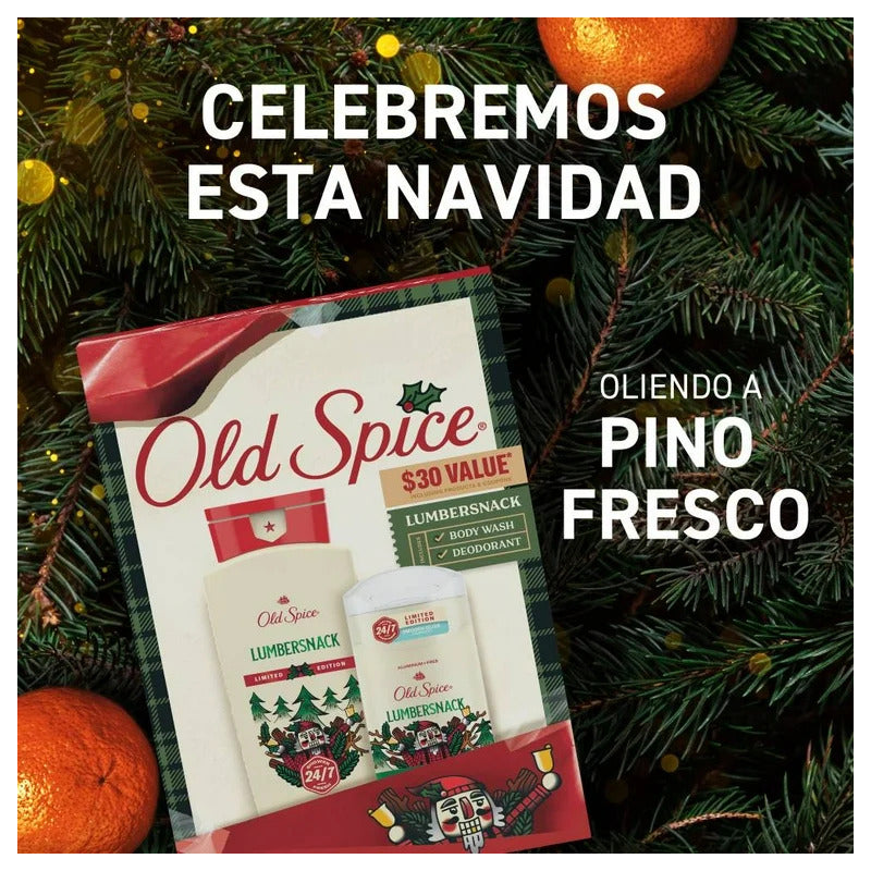 Old Spice Holiday Lumbersnack Desodorante85g+bodywash473ml Lumbersnack