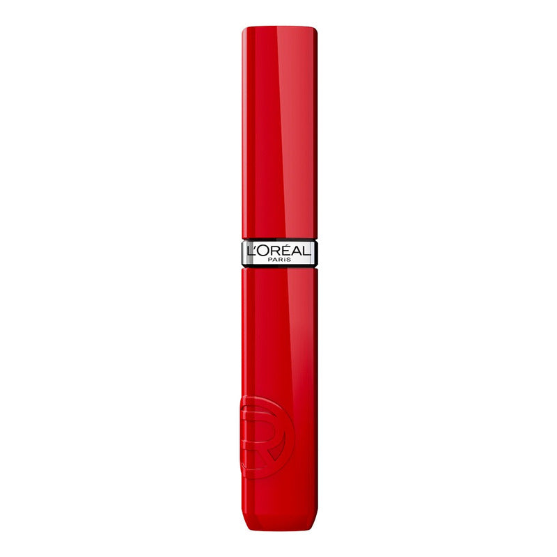 L'oréal Paris Infallible Laque Resistance, Labial Líquido Con Acabado Brillante De Larga Duración 16hr, Tono Rouge Paris 420, 5ml