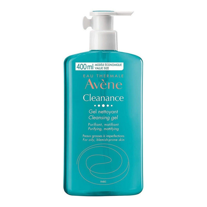 Gel Limpiador Avène Cleanance Purificador Rostro 400ml Tipo De Piel Grasa Con Imperfecciones
