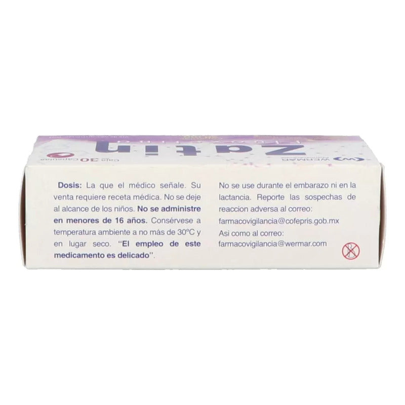 Dos Cajas De Fluoxetina Zatin 20mg 30 Capsulas Cu