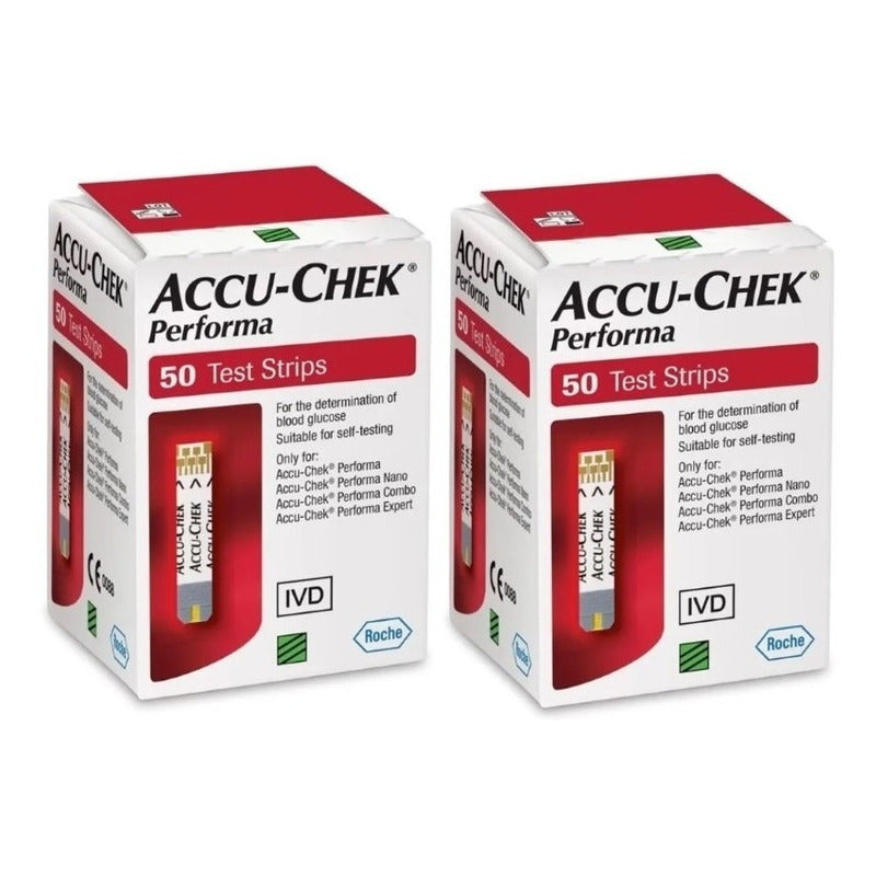 Accu Check Performa 100 Tiras Reactivas