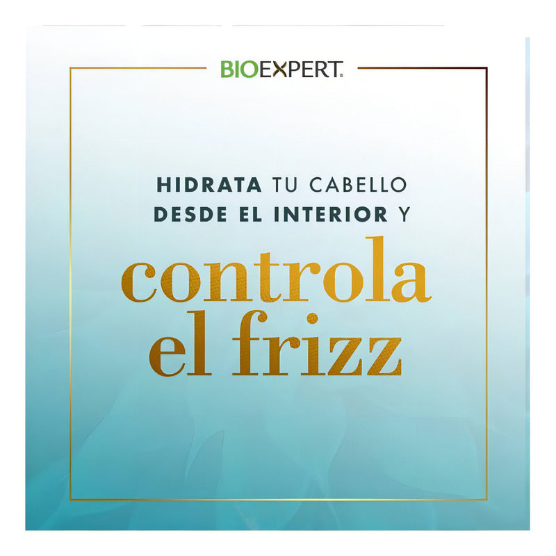 Shampoo Bioexpert Blue Agave Control Frizz Sin Sal 1 Litro