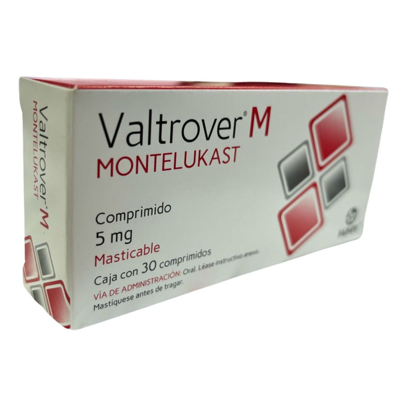 Valtrover M Montelukast Caja Con 30 Comprimidos Masticables