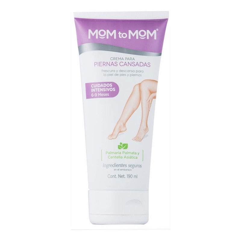 Mom To Mom Crema Para Piernas Cansadas En Tubo 190ml