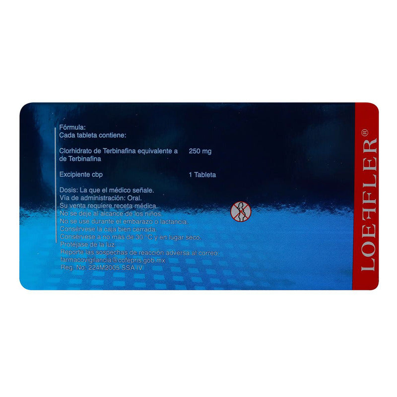 Erbitrax-t Tabletas 250 Mg, 28 Tabletas