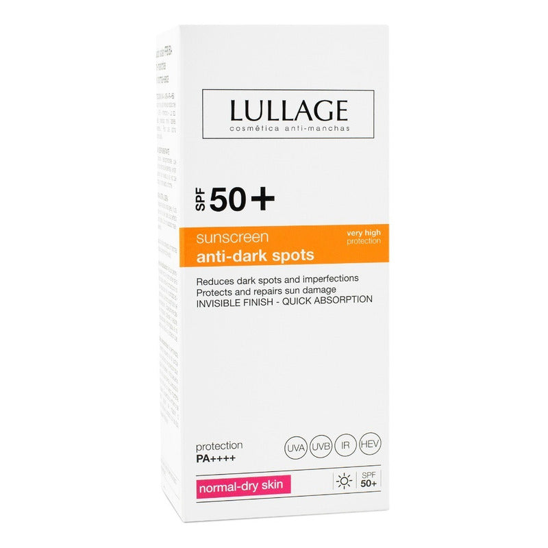 Lullage Fluido Solar Spf 50+ Antimanchas 50ml Normal A Seca Día/noche