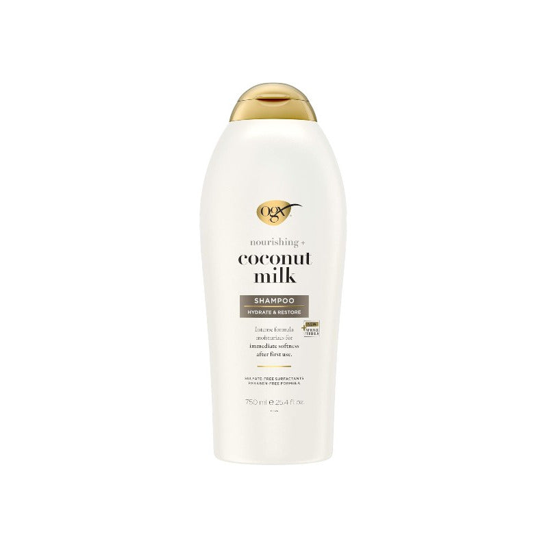 Shampoo Ogx Nutritivo Y Fortificante Con Leche De Coco 750ml