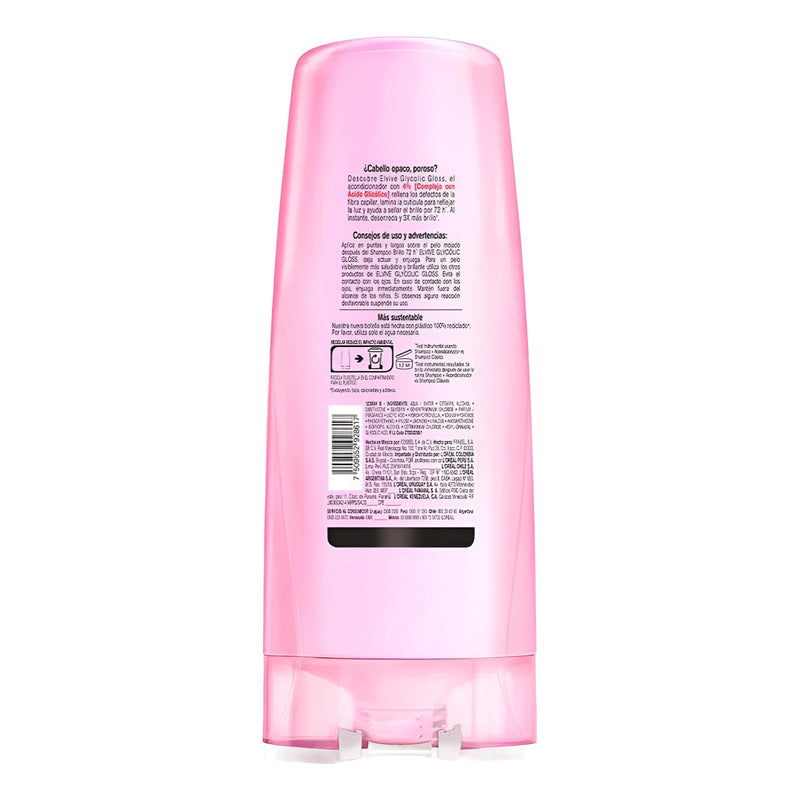 Acondicionador Loreal Elvive Glycolic Gloss 370ml