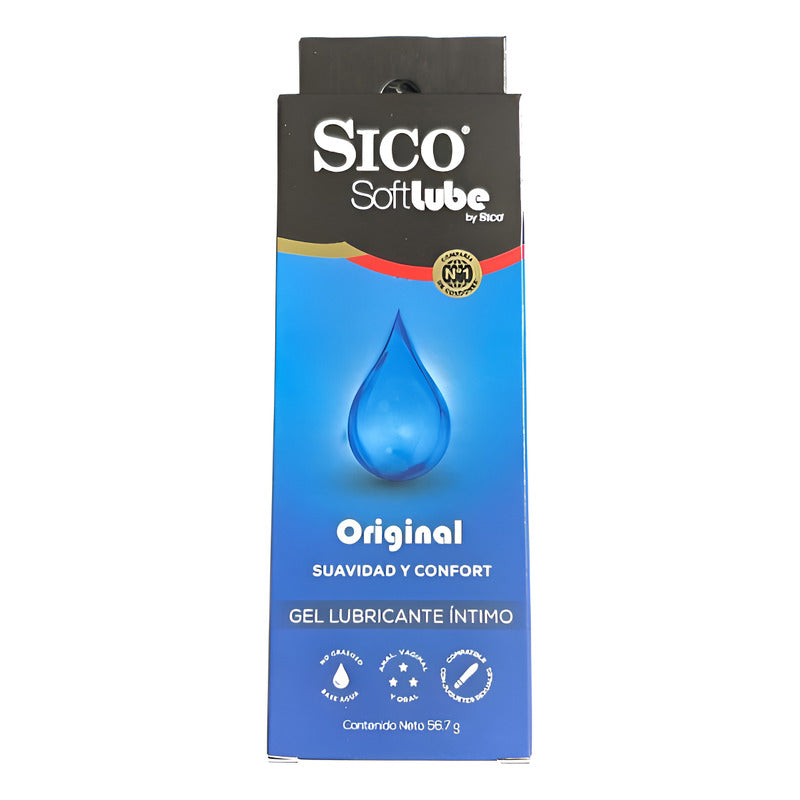 Sico Softlube Original Gel Lubricante Intimo 56.7g Sin Sabor