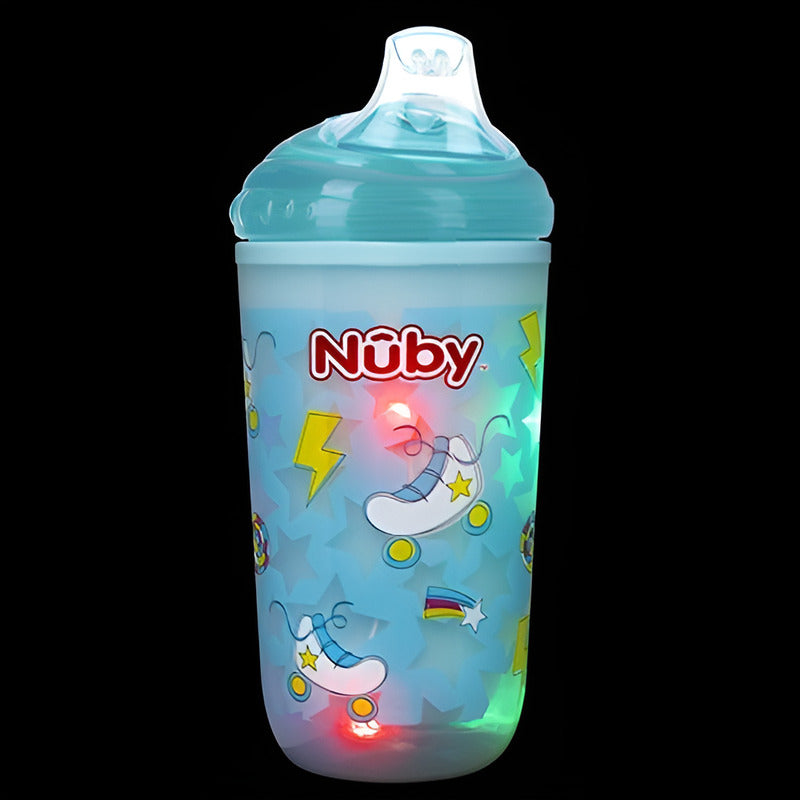 Nuby Vaso Entrenador Luminoso Boquilla Suave Termico 300ml