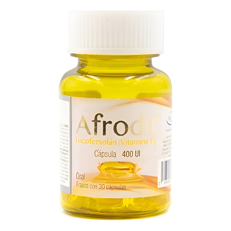 Afrodit Tocofersolán ( Vitamina E) C/30 Caps Progela Vitamina E