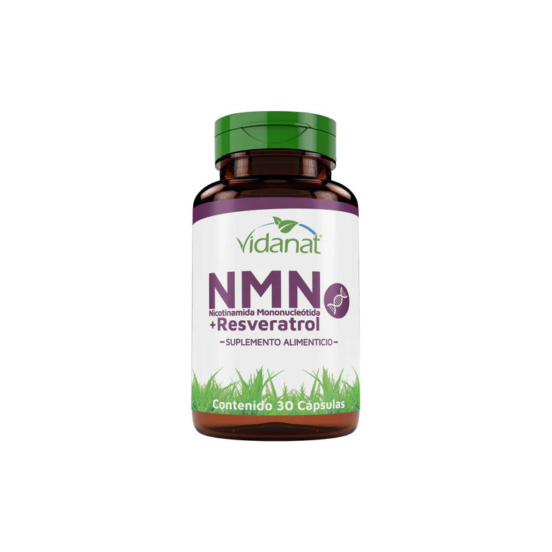 Vidanat Nmn + Resveratrol Suplemento Alimenticio 30 Caps Sabor Sin Sabor