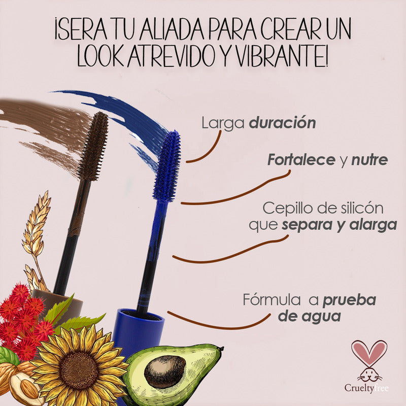 Set De Mascaras De Pestañas Yuya 10 Aceites Naturales 3 Pzs Negro