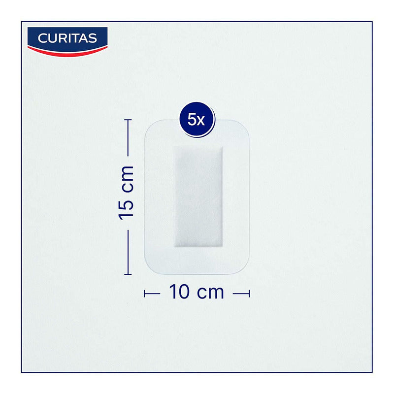 Curitas Aqua Protect Esteril 10x15cm 3xl 5un