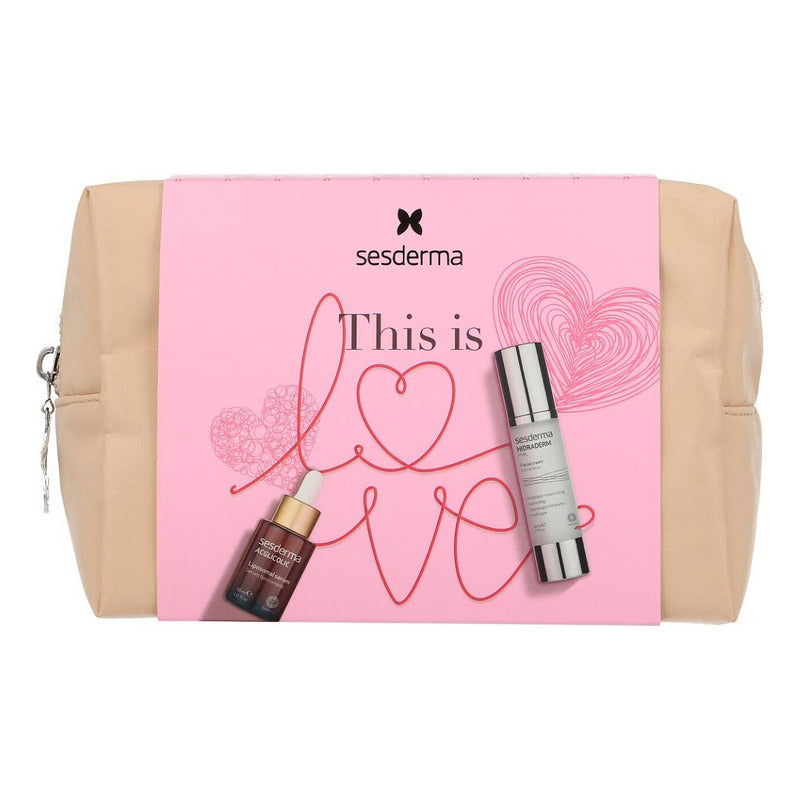 Sesderma Kit This Is Love Hydraderm + Aglicolic Serum Beige