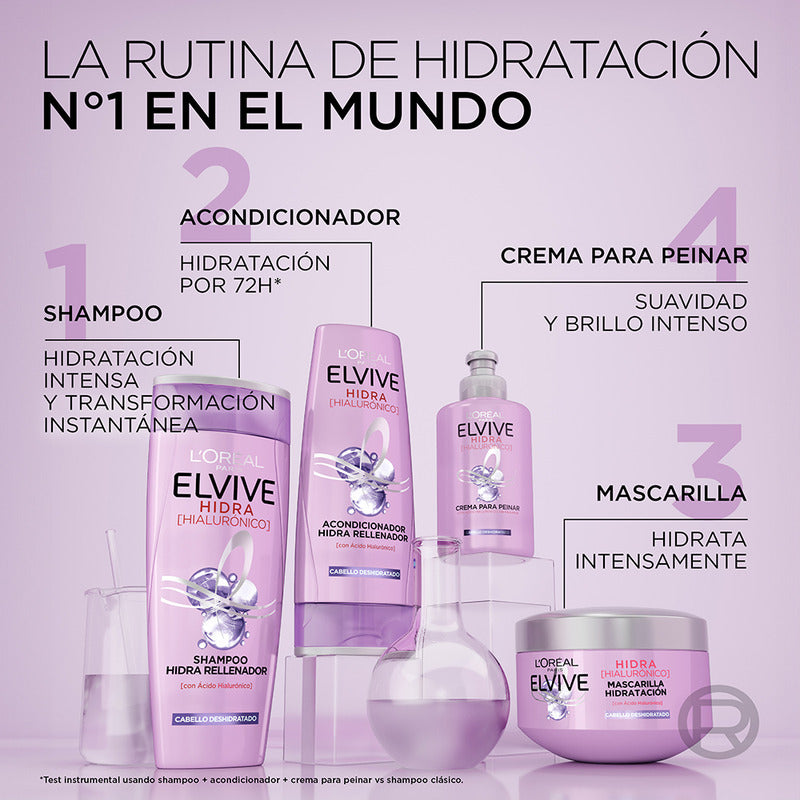 Shampoo Elvive Hidra Hialurónico 370ml De L'oréal Paris
