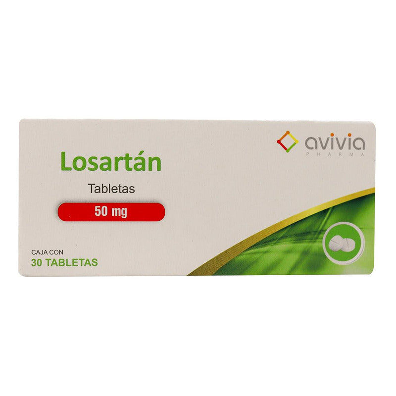 Losartán (avivia Pharma) C/30 Tabs 50mg
