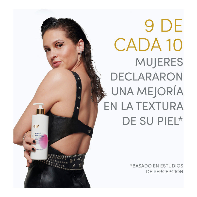 Dove Sérum Corporal Pro-retinol Reafirmante, Recupera Elasticidad E Hidratación, 400 Ml