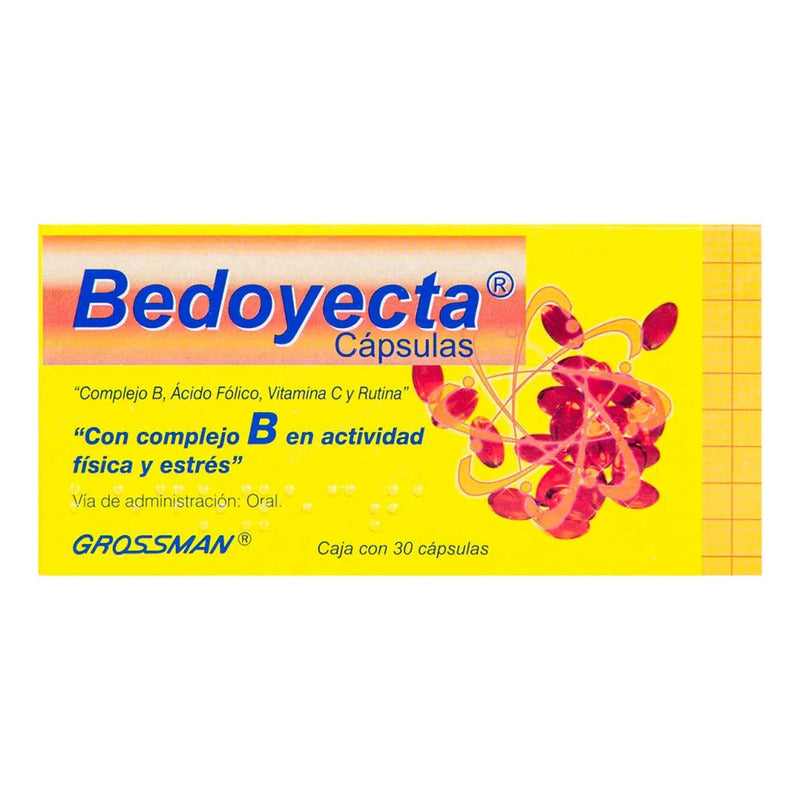 3 Cajas De Bedoyecta 30 Caps Cu