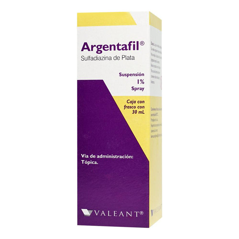 Argentafil Suspensión 1 %, 1 Frasco Con Atomizador Con 30 Ml