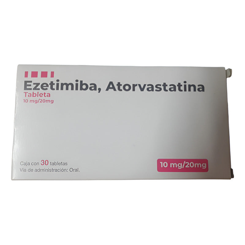 Ezetimiba Atorvastatina  30tabletas 10mg/20mg