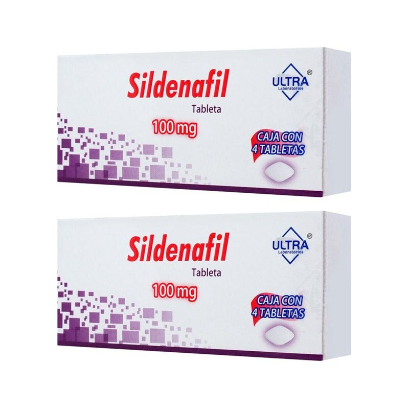 Promoción 2x1 Sildenafil Ultra 100mg Con 4 Tabletas Cu