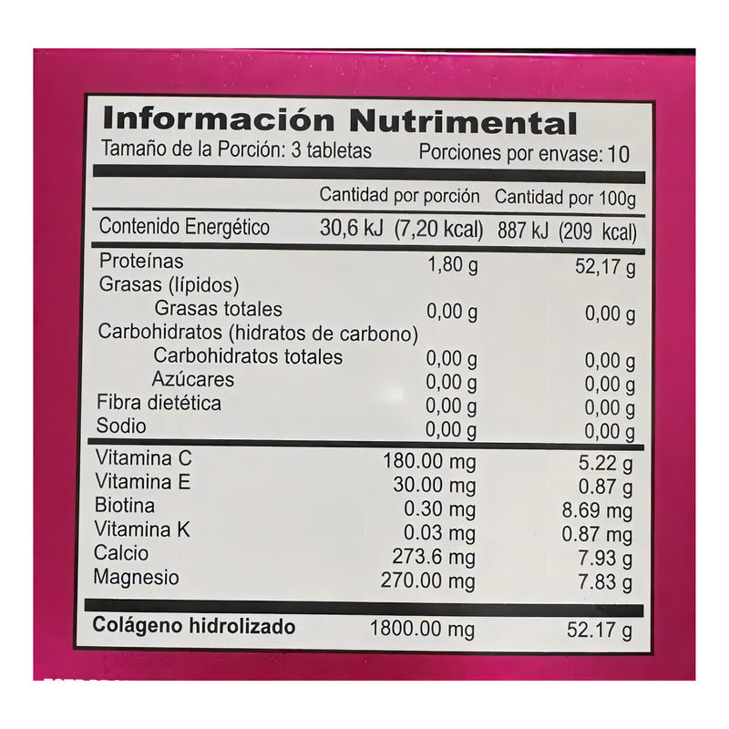 Justcollagen Fórmula Premium Colágeno Hidrolizado 30caps Sabor Sin Sabor