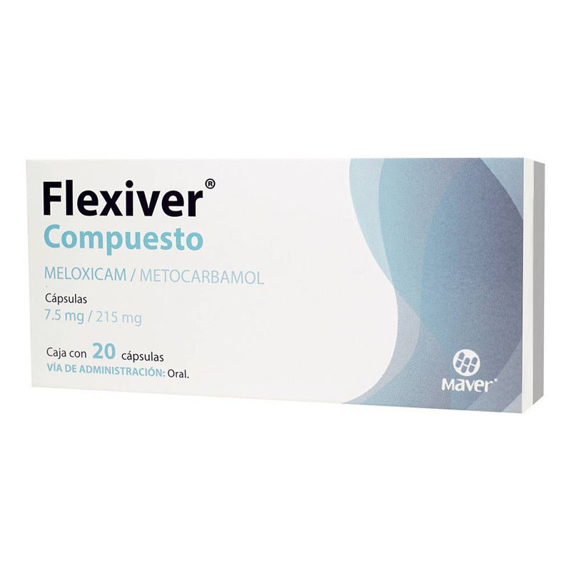 Flexiver Compuesto Cápsulas 215 Mg/7.5 Mg, 20 Cápsulas