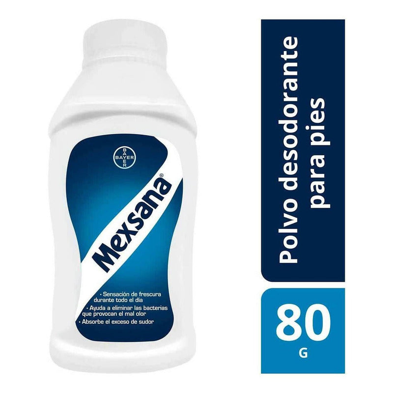 Talco Para Pies Mexsana Desodorante 80g