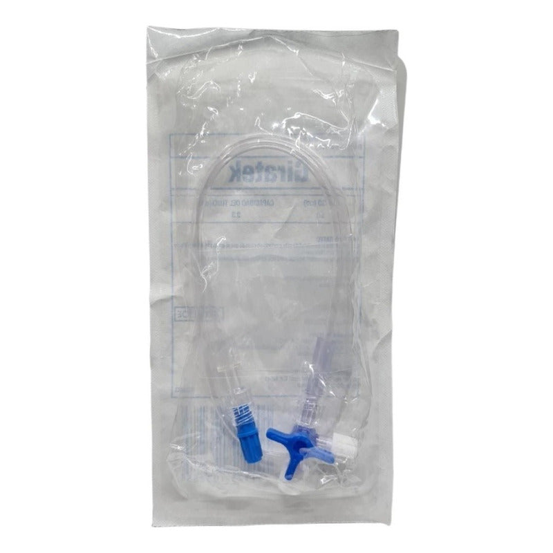 Giratek Llave De 4 Vías Estéril Con Extensión(50cm) 5piezas