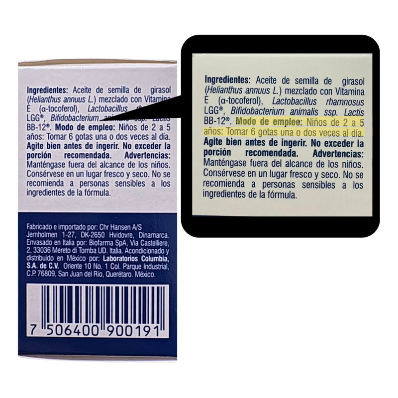 Microbiot Pedriático Con 1 Frasco Con 8 Ml N/a