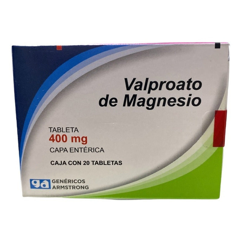 Valproato De Magnesio 400 Mg 20 Tabletas