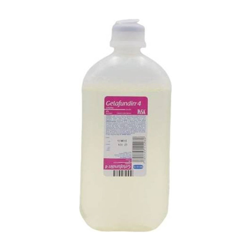 Gelafundin 4 Solución Inyectable, 1 Frasco 500 Ml - Laboratorios Pisa, S.a. De C.v.