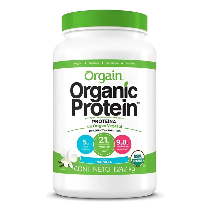 Proteína Orgánica Orgain 1.242 Kg Vegano Sabores