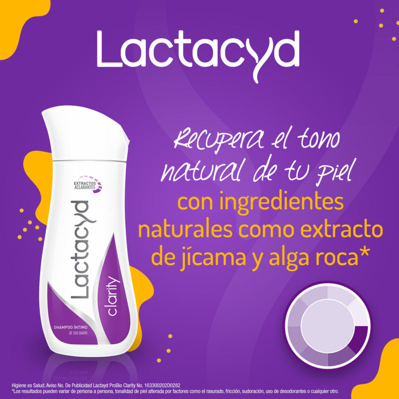 Lactacyd Clarity Shampoo Íntimo De Uso Diario, 220ml