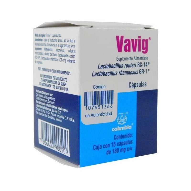Vavig Suplemento Alimenticio Capsulas Con 15 Sin Sabor