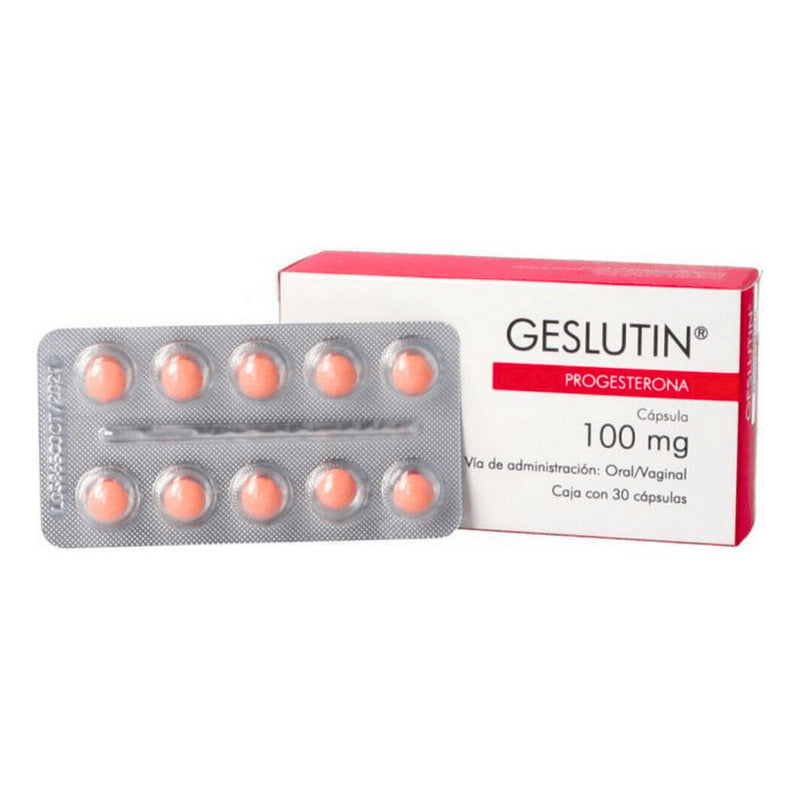 Geslutin Capsula 100mg Caja Con 30 Capsulas Asofarma