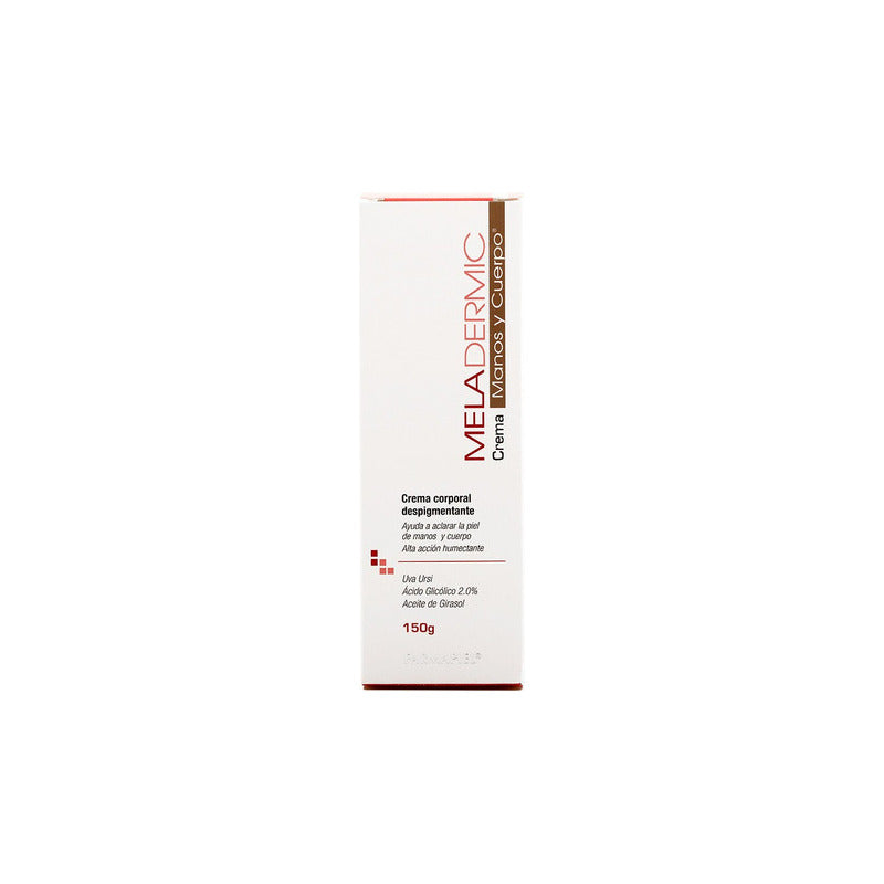 Meladermic Crema Manos Y Cuerpo Despigmentante 150g Almendras