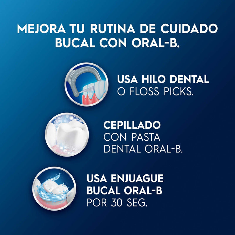Pasta De Dientes, Oral B, 3d White Blanqueador Avanzado Con Flúor, 120 Ml